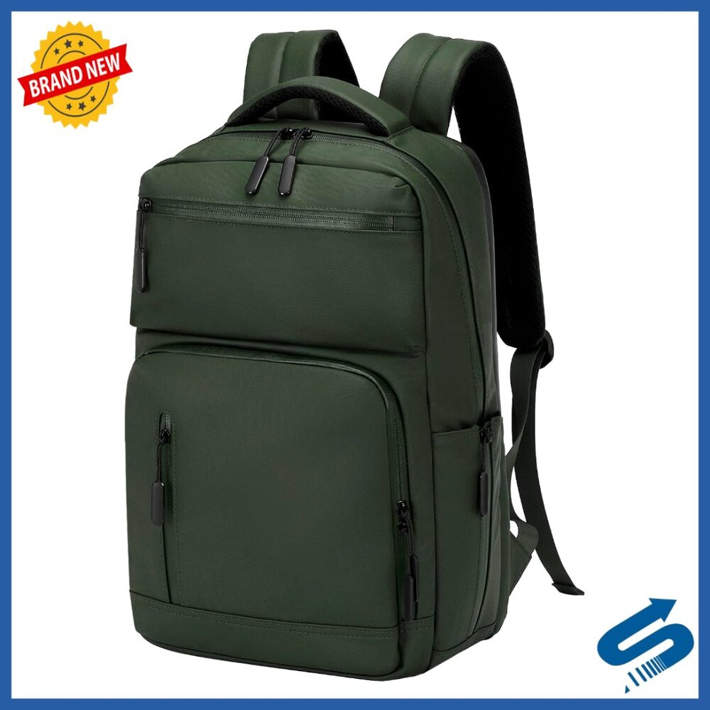 Waterproof Laptop Backpack Anti-Theft Daypack Flight Approved Travel Minimal